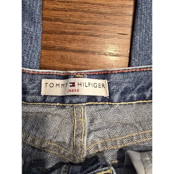 VTG Y2K Women's Tommy Hilfiger Straight Blue Jeans Size 4 EUC - Picture 4 of 11